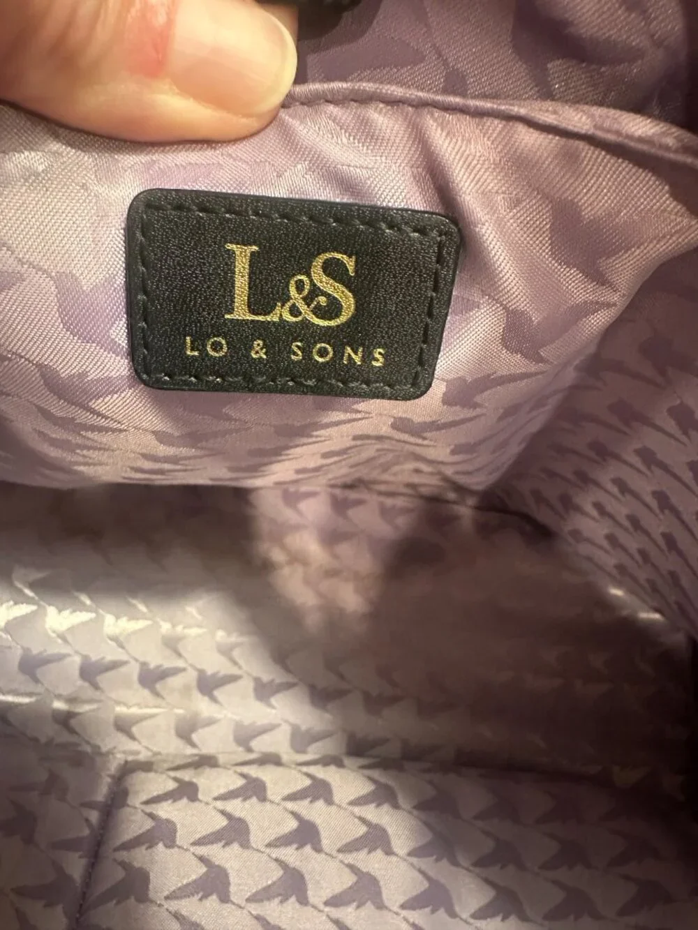 LO&SONS Black Brookline Laptop Bag